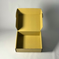 Boîte à courrier pliable personnalisée à paroi simple en carton ondulé, écologique, en matériaux recyclés, impression exquise à la demande, flexo
