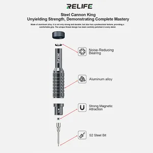 RELIFE acciaio RL-730 re <span class=keywords><strong>serie</strong></span> cacciavite classico forte attrazione magnetica per lo smontaggio del telefono cellulare cacciavite - Product Image 4