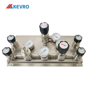 Полуавтоматическая система газораспределителя из нержавеющей стали с регулятором давления и манометром - Product Image 6