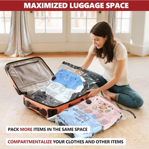 G-Multi-Functional 6-Silk Thick Foldable Vacuum <strong>Storage</strong> <strong>Bag</strong> Seasonal <strong>Clothes</strong> Organizer and Space-Saving Plastic Wardrobe <strong>Storage</strong> - Product Image 5