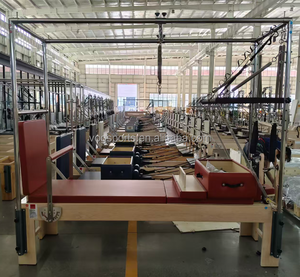 เครื่องรีฟอร์มเมอร์พิลาทิสคลาสสิค รุ่นเมเปิล พร้อมดีไซน์การฝึกแบบสามในหนึ่งเดียว สำหรับใช้ในสตูดิโอ บ้าน และเชิงพาณิชย์ - Product Image 3