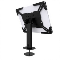 Support de table plate en métal avec rotation à 360 degrés et fonction d'inclinaison, capable de supporter 20 livres sur des tables plates de 7 à 10 pouces