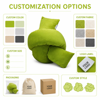 Coussin décoratif Green Know, fabrication directe d'usine, coussin décoratif personnalisé, OEM ODM, coussin à personnage avec impression et broderie
