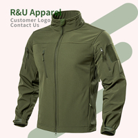 Vestes décontractées pour hommes avec logo personnalisé, veste bomber de travail, veste tactique vintage imperméable pour hommes