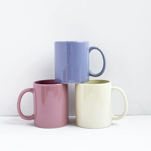 Taza de Cerámica Esmaltada de Color Sólido de 11 oz |   Logotipo Personalizado Disponible |   Opciones Multicolores |   Taza para Café y Té Apta para Lavavajillas y Microondas - Product Image 4