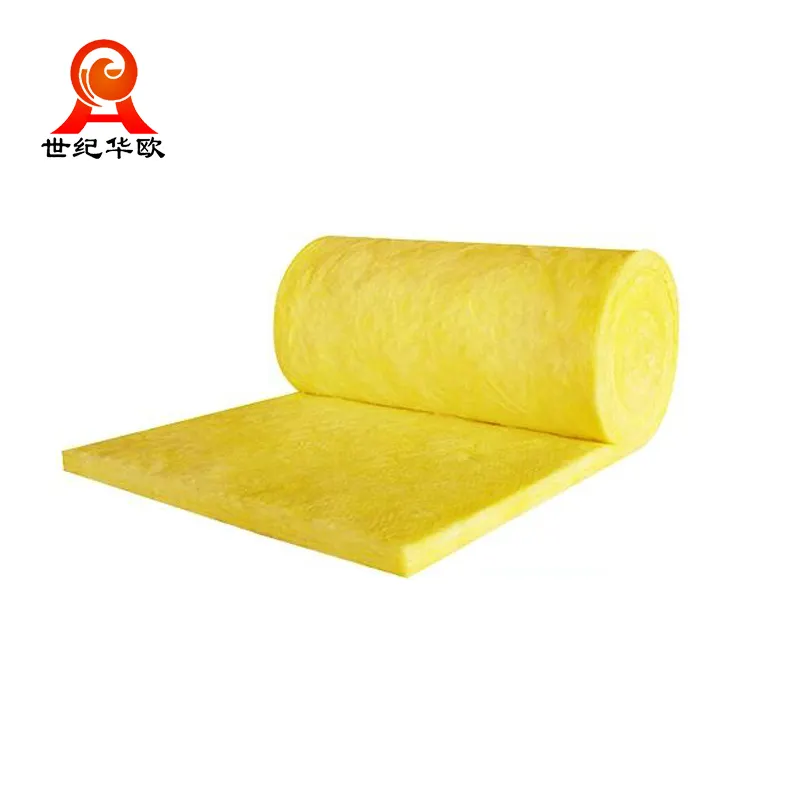 High Density Acoustic R13 R19 R20 fiberglass glass wool thermal insulation roll blanket