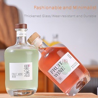 Koop lege, milieuvriendelijke glazen flessen voor likeur, sterke drank, fruitwijn, sap en alcoholische dranken (200ml, 375ml, 500ml) met schroefdop.