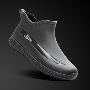 New Short Tube Men's Rain <strong>Shoes</strong> Water <strong>Shoes</strong> Rubber <strong>Shoes</strong> Rain Boots - Product Image 3