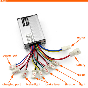Controller Motore a Spazzole da 48V 1000W per E-<span class=keywords><strong>scooter</strong></span> e Bici a Catena, Centralina di Controllo da 36V con Fusibile - Product Image 4
