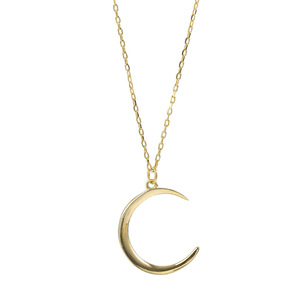Moon Necklace For Women Zinc Alloy Crescent Pendant Clavicle Chain Gift Fashion Jewelry - Product Image 5