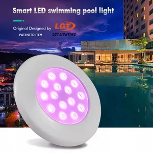 Lampe submersible PAR56 LED avec télécommande, imperméable conforme à la norme ip68, éclairage submergé, rvb, idéal pour une piscine, 9W, 12v