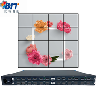 Bitvisus 8K Video Duvar İşlemcisi 16 Çıkışlı Video Duvar Kontrol Cihazı Alaşımlı Malzeme 1 Yıl Garanti