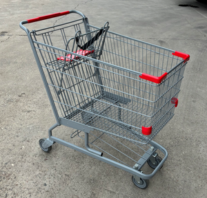Carrito de Compras de Supermercado Estilo Americano de 200L, Carrito de Compras de Abarrotes - Product Image 2