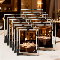 Cadre photo en verre cristal 4*6 pouces, en stock, livraison rapide, cadre photo décoratif en verre cristal fait main, vente en gros