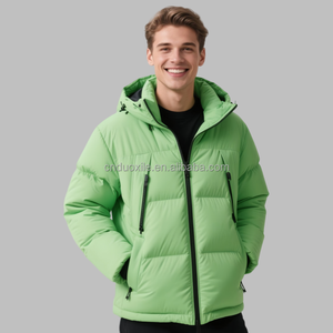 Veste Softshell Personnalisable Imperméable pour Homme, Style Biker, Décontractée, Type Baseball, en Duvet, avec Fermeture Éclair, à Capuche, pour l'Extérieur, Type Bomber, pour le <span class=keywords><strong>Ski</strong></span> - Product Image 2