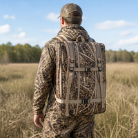 Tente de chasse pliable et imperméable en polyester avec cadre camouflage pour l'observation des oies