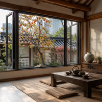 Französischer Stil Meistverkaufte PVC-Fenster und -Türen Mehrfachverglaste Isoliergläser UPVC-Fensterrahmen Preiswerte Schiebefenster