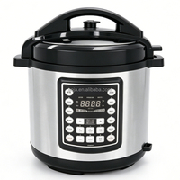 Autocuiseur Électrique Multifonction 6~12L 1000W avec Écran LCD Numérique et 17 Menus – Vente en Gros Usine