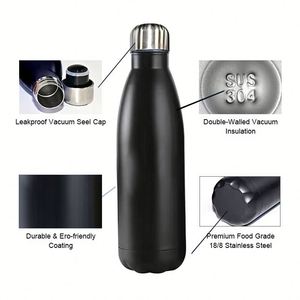 Custom 17Oz Laser Silk Screen Vacuum Insulated Stainless Steel <b>Sport</b> <b>Water</b> <b>Bottle</b> With Logo - Product Image 3