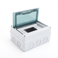 Boîte de distribution solaire de disjoncteur mcb étanche IP65 en plastique ABS HT-8ways