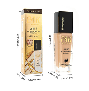 Maquillaje al por mayor <span class=keywords><strong>de</strong></span> marca blanca, cobertura completa 24h, cuidado <span class=keywords><strong>de</strong></span> la piel, SPF30 PA +++ mate, resistente al agua, sensación sin peso, base líquida, 40ml - Product Image 6