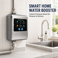 Pompa Peningkat Tekanan Air 36V Intelligent Variable Frequency, Pompa Booster Air Tenang untuk Rumah Tangga, Kamar Mandi, dan Pemanas Air