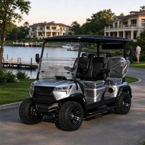 Carrito de golf eléctrico de litio para 4 personas, todoterreno, para villas, complejos turísticos y turismo. - Product Image 1