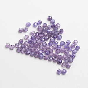 Bán buôn kích thước nhỏ bán chạy nhất <span class=keywords><strong>Cubic</strong></span> <span class=keywords><strong>Zirconia</strong></span> 2mm 3mm 4mm mặt bóng hạt - Product Image 4