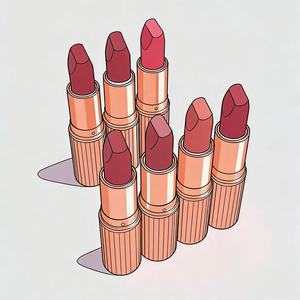 Rouge à lèvres de luxe personnalisé avec logo OEM, tube doré, label privé, rouge à lèvres mat de luxe végétalien et waterproof, vente en gros - Product Image 3