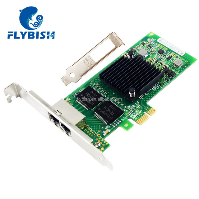 I350-T2V2 Dual Port Gigabit Ethernet Server Network Card 1000M/1G Intel I350AM2 Chip PCI-E X1 RJ45 Internal Stocked Product