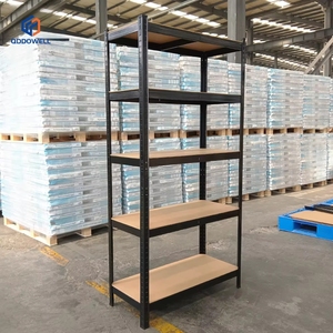 Sistema de Estanterías de Acero Resistente sin Pernos, 5 Niveles Ajustables, Estanterías de MDF para Garaje, con Recubrimiento en Polvo para Almacenamiento de Cartones - Product Image 2