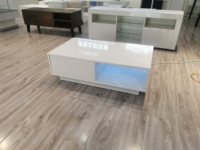 Table basse haute brillance table basse moderne table basse lumineuse LED