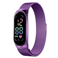 Montre numérique LED tendance à succès, en alliage, pour homme, femme et enfant, montre électronique, cadeau, montre de sport étanche