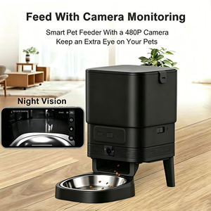 2.4G WiFi 4L Smart Cat <strong>Feeder</strong> with Camera Auto Intelligent <strong>Timer</strong> Voice Video Smart Pet <strong>Feeder</strong> Automatic Cat <strong>Dog</strong> Pet <strong>Feeder</strong> - Product Image 2
