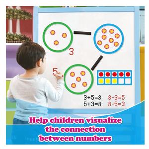 Bonos <span class=keywords><strong>de</strong></span> números magnéticos y juego <span class=keywords><strong>de</strong></span> diez marcos, manipuladores <span class=keywords><strong>de</strong></span> matemáticas para jardín <span class=keywords><strong>de</strong></span> infantes, preescolar, primer grado, Aula imprescindible - Product Image 2