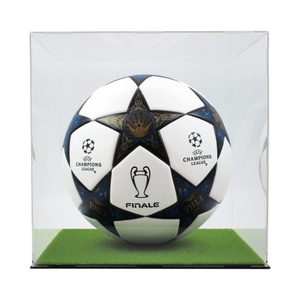 Tùy chỉnh OEM ODM trong suốt <span class=keywords><strong>Acrylic</strong></span> Bóng hiển thị đứng cho bóng chày bóng mềm bóng rổ bóng đá bóng chuyền - Product Image 1