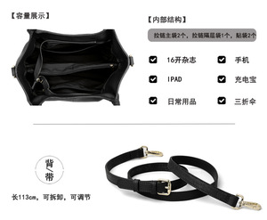 Bolsos de Mano de Cuero Genuino para Mujer, Bolsos de Hombro de Gran Capacidad, Diseño de Moda, Personalizados, Venta al Por Mayor de Fábrica - Product Image 3