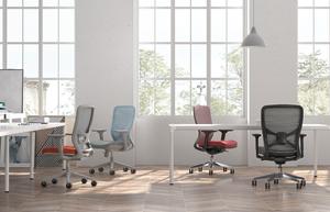 Silla de Oficina Ergonómica Moderna con Malla Transpirable, Giratoria y Ajustable para Sala de Estar u Oficina - Product Image 2