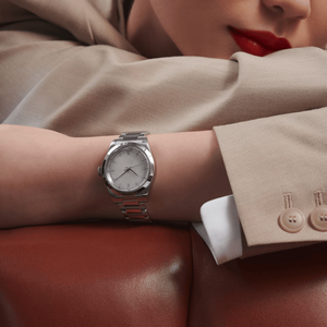 Montre mécanique automatique classique pour femme avec index en diamant, bracelet en acier inoxydable, verre saphir, affichage de la date, Longinesing - Product Image 3