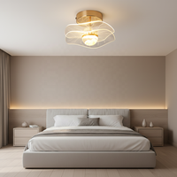 Plafonnier LED moderne en acrylique intelligent pour appartement, chambre à coucher, restaurant, bar, éclairage créatif