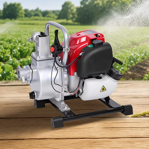 Pompe à essence portable haute débit 2 temps/4 temps, outil d’irrigation auto-amorçant pour l’arrosage des jardins et de l’agriculture, buse de 1 pouce ou 1,5 pouce - Product Image 2