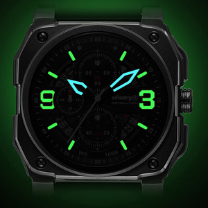 Nuevo Reloj de Hombre con Diseño de Tres Esferas, 10 ATM Resistente al Agua, Luminoso, Deportivo, de Cuarzo - Product Image 5