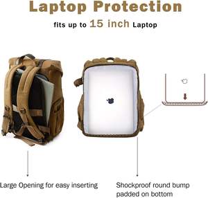 Mochila Profesional para Cámara DSLR, SLR y Mirrorless, Impermeable, con Espacio para Laptop, Muestra Gratis - Product Image 5