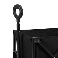 Chariot de camping portable personnalisé pour l'extérieur, chariot pliable pour événements, chariot utilitaire pliable de 5 pouces