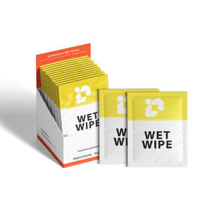 Atacado Single Mini Wet <span class=keywords><strong>Wipes</strong></span> 10 pacotes com caixa para mão pessoal e boca uso álcool livre Flushable <span class=keywords><strong>Wipes</strong></span> - Product Image 6