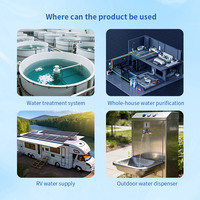 Stérilisateur d'eau UVWORKS UVC LED à débit moyen, sans produits chimiques, répond aux exigences de désinfection des canalisations domestiques