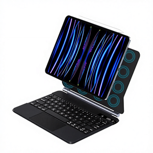 Kabellose Leichte Smart-Control Magnetische Tastatur-Schutzhülle für <span class=keywords><strong>iPad</strong></span> Air 7/6/Air 11-Zoll mit Desktop-Kompatibilität - Product Image 1