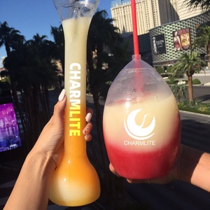 Bicchieri Novità da 24/32 oz per Festival e Carnevale, Bicchieri Puppy Slushi, Bicchieri SLushie a Forma di Manubrio con Cinturino - Product Image 5