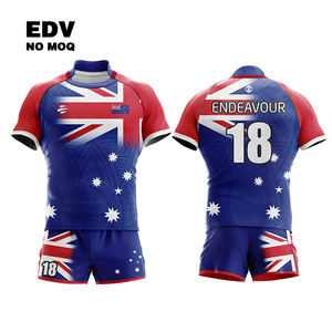 Free Design Rugby Sets Rugby Shirt Transpirable Hombres Rugby Jersey - Product Image 4