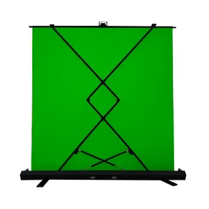 E-IMAGE GS-200 200*200cm tragbare zusammen klappbare Green Screen Fotografie Hintergrund